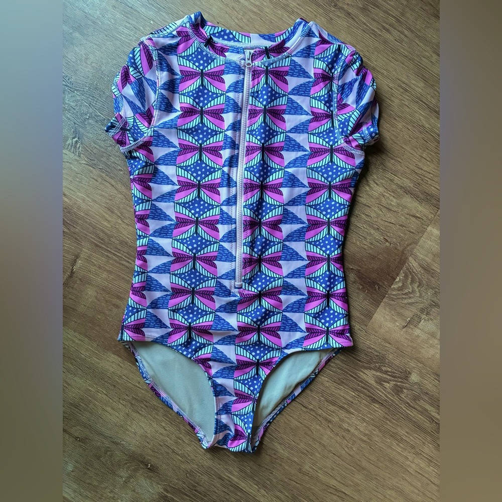 Tea Collection zip front swimsuit 12